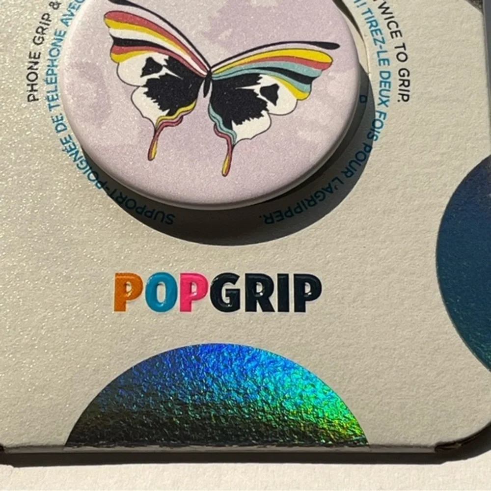 PopSocket PopGrip Vera‎ Bradley Lavender Butterflies New